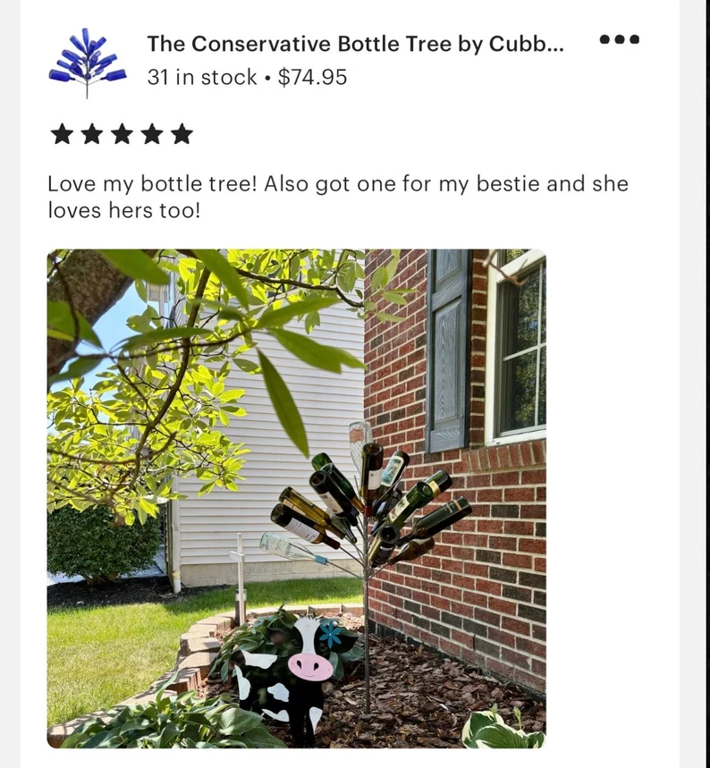 The Conservative Bottle Tree by Cubby's! - Image 4