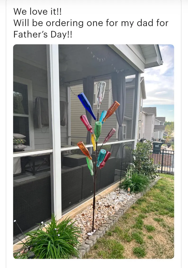 The Crab Apple Glass Bottle Tree by Cubby's! - Image 4
