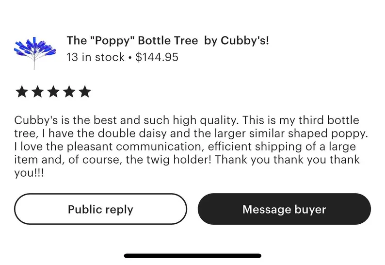 The "Poppy" Bottle Tree by Cubby's! - Image 4